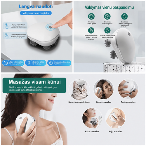Handheld body massager